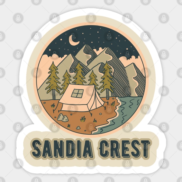 Sandia Crest Sticker by Canada Cities